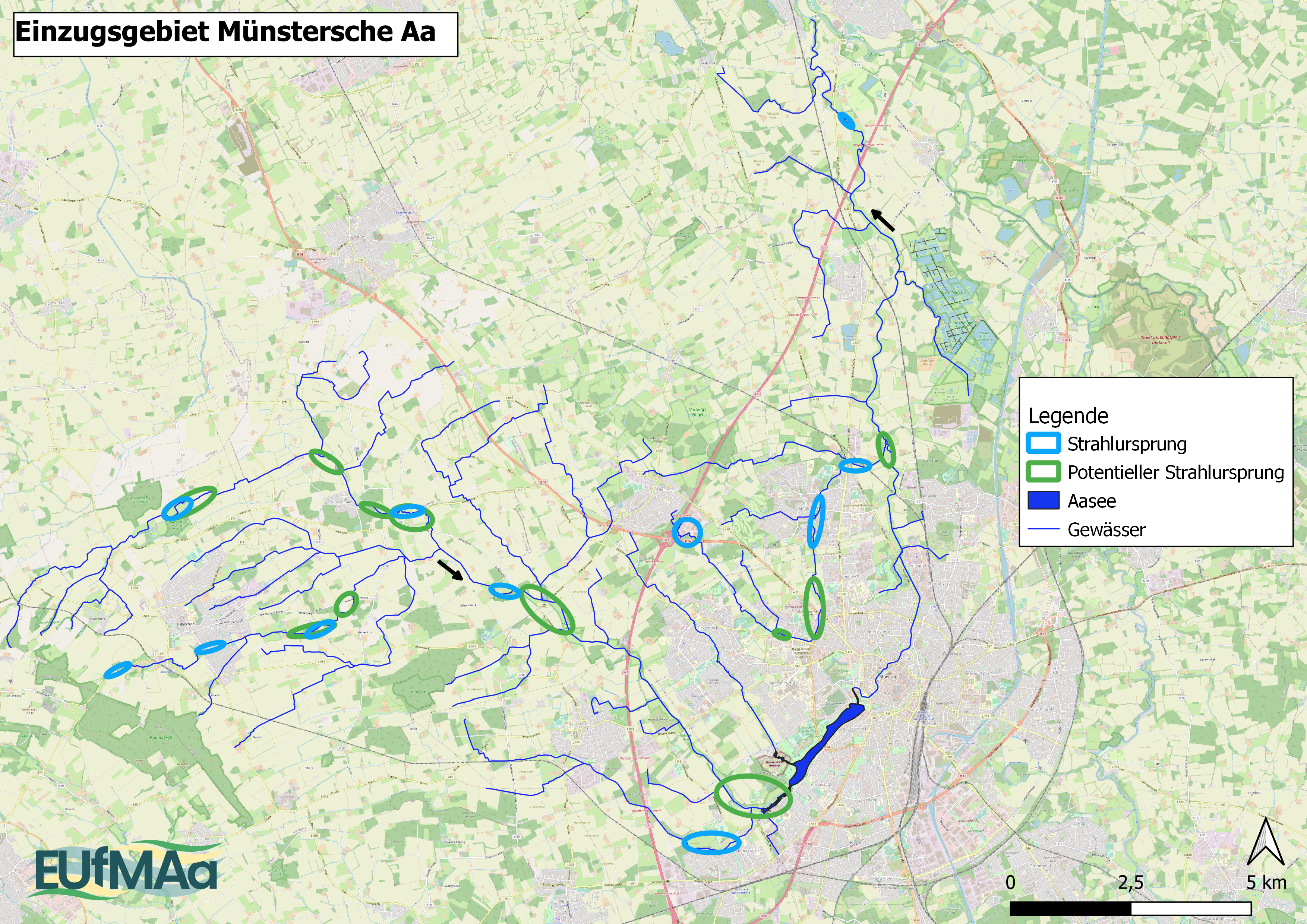 Strahlwirkungsanalyse – Münstersche Aa